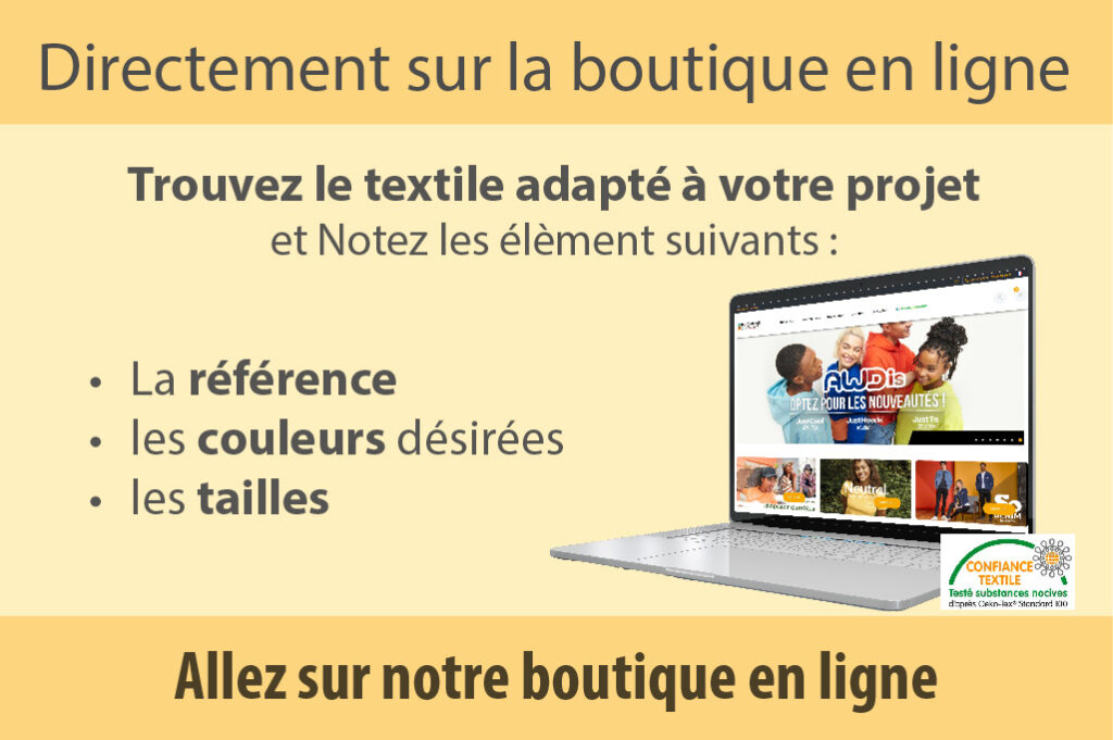 Devis sur la boutique en ligne