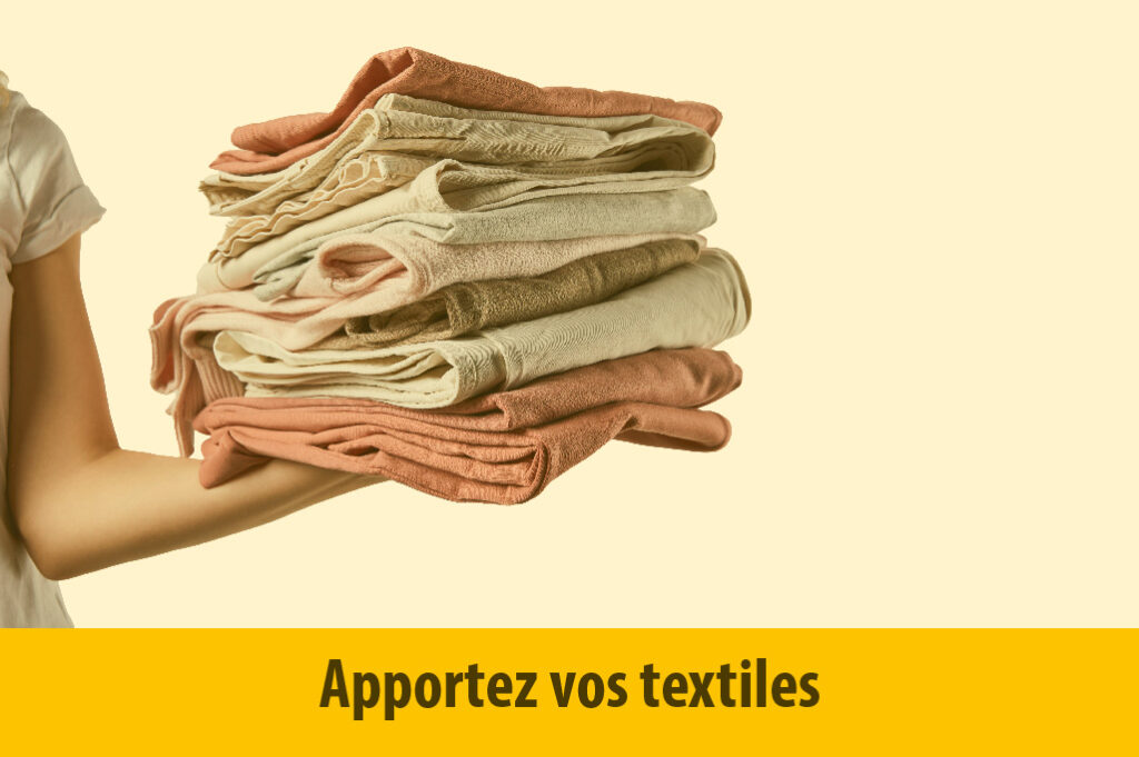 Apportez nous votre textile pour le personnaliser