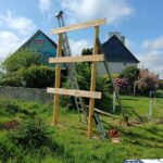 Structure en bois pour grands panneaux d’affichage — fabrication à Concarneau